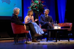 Charlotte Maher and Eliot Higgins The Olof Palme Prize 2024 award ceremony